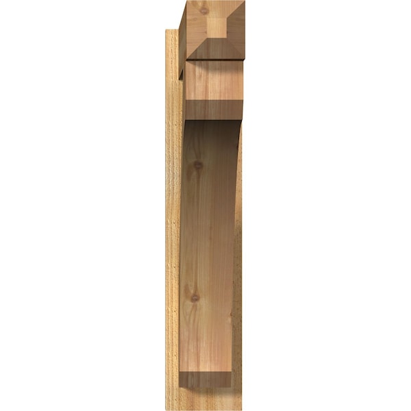 Legacy Craftsman Rough Sawn Outlooker, Western Red Cedar, 6W X 30D X 30H